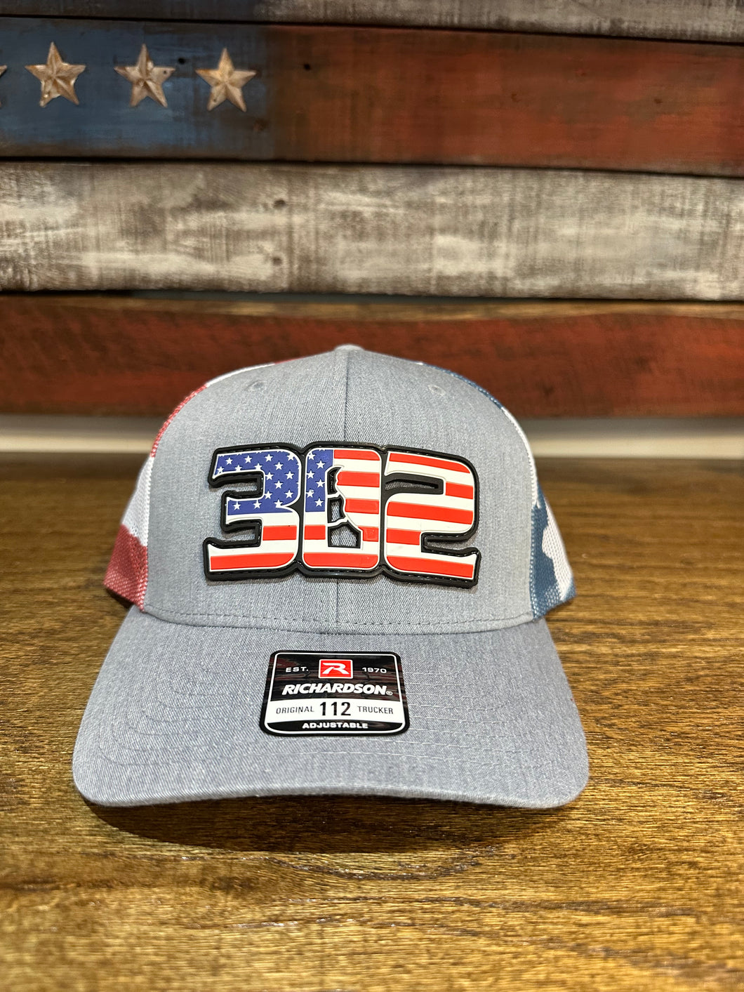 Richardson - 302 Flag Grey Americana