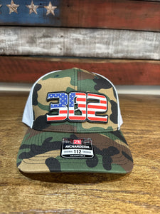 Richardson - 302 Flag Camo White