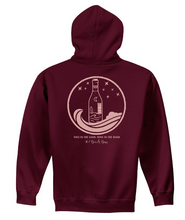 Load image into Gallery viewer, Beach Bum Wine - Maroon Hoodie
