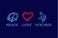 Load image into Gallery viewer, PEACE LOVE VIKINGS Tshirt, Longsleeve &amp; Hoodie
